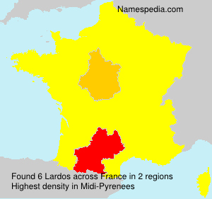 Surname Lardos in France Surname Lardos in France