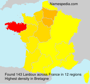 Surname Lardoux in France Surname Lardoux in France