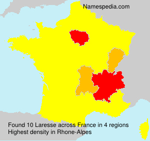 Surname Laresse in France Surname Laresse in France