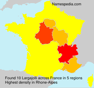 Surname Largajolli in France Surname Largajolli in France