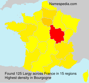 Surname Largy in France Surname Largy in France