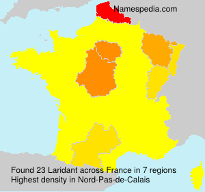 Surname Laridant in France Surname Laridant in France