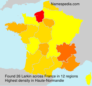 Surname Larkin in France Surname Larkin in France