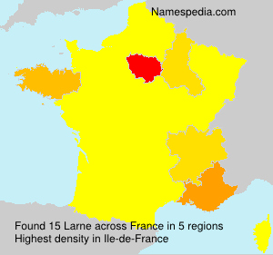 Surname Larne in France Surname Larne in France