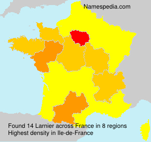 Surname Larnier in France Surname Larnier in France