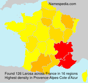 Surname Larosa in France
