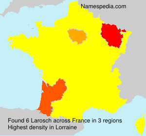 Surname Larosch in France Surname Larosch in France