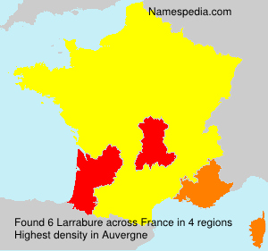Surname Larrabure in France Surname Larrabure in France