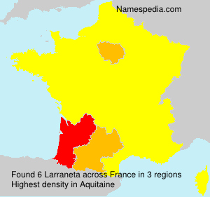 Surname Larraneta in France