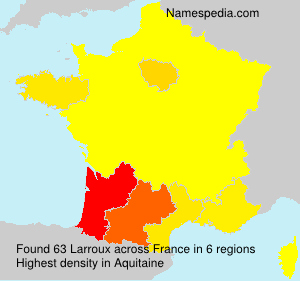Surname Larroux in France Surname Larroux in France