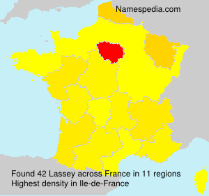 Surname Lassey in France Surname Lassey in France