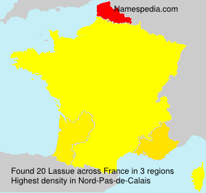 Surname Lassue in France Surname Lassue in France
