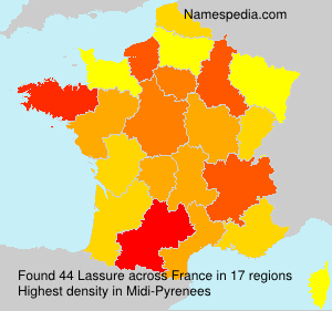 Surname Lassure in France Surname Lassure in France