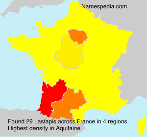 Surname Lastapis in France Surname Lastapis in France