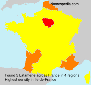 Surname Latamene in France Surname Latamene in France