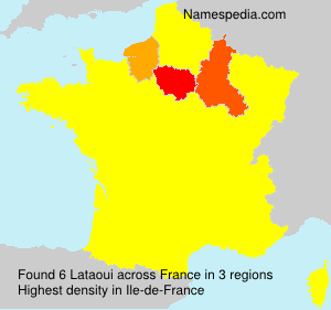 Surname Lataoui in France Surname Lataoui in France
