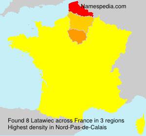 Surname Latawiec in France Surname Latawiec in France