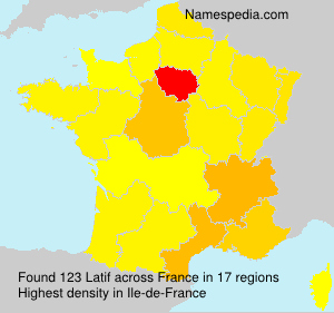 Surname Latif in France Surname Latif in France