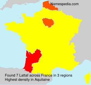 Surname Lattaf in France Surname Lattaf in France