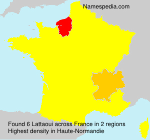 Surname Lattaoui in France Surname Lattaoui in France