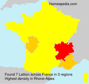 Surname Lattion in France Surname Lattion in France