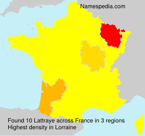 Surname Lattraye in France Surname Lattraye in France