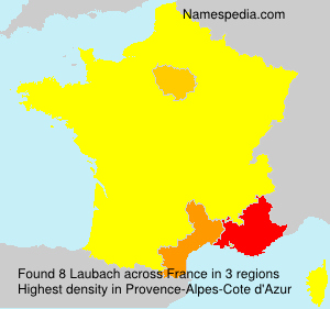 Surname Laubach in France Surname Laubach in France
