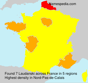 Surname Laudanski in France Surname Laudanski in France