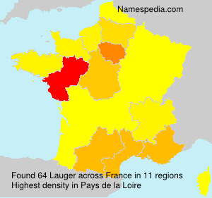 Surname Lauger in France Surname Lauger in France