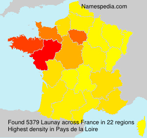 Surname Launay in France Surname Launay in France