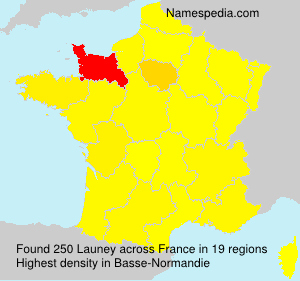Surname Launey in France Surname Launey in France