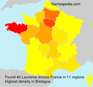 Surname Laurance in France Surname Laurance in France