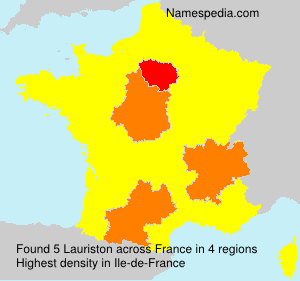 Surname Lauriston in France Surname Lauriston in France