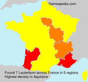 Surname Lauterborn in France Surname Lauterborn in France