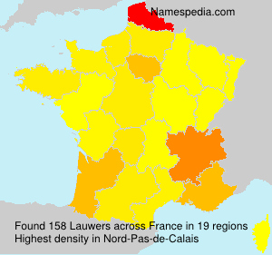 Surname Lauwers in France Surname Lauwers in France