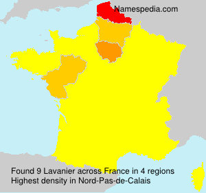 Surname Lavanier in France Surname Lavanier in France