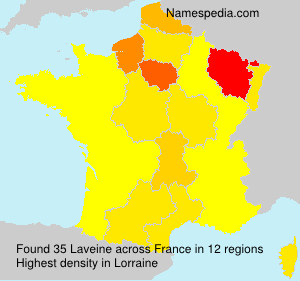 Surname Laveine in France Surname Laveine in France