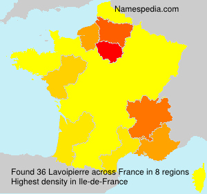 Surname Lavoipierre in France Surname Lavoipierre in France