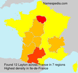 Surname Layton in France Surname Layton in France
