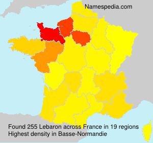 Surname Lebaron in France Surname Lebaron in France