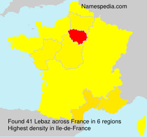 Surname Lebaz in France