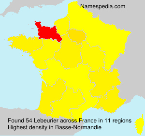 Surname Lebeurier in France Surname Lebeurier in France