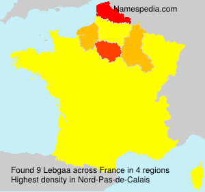Surname Lebgaa in France Surname Lebgaa in France
