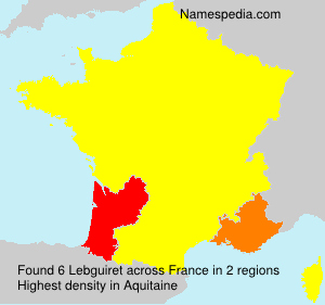 Surname Lebguiret in France Surname Lebguiret in France