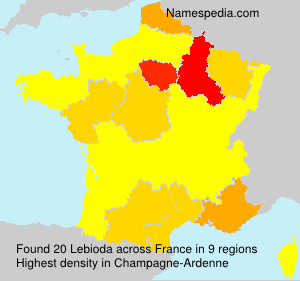 Surname Lebioda in France Surname Lebioda in France