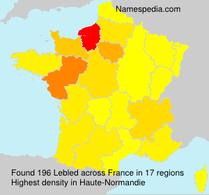 Surname Lebled in France Surname Lebled in France