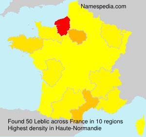 Surname Leblic in France Surname Leblic in France