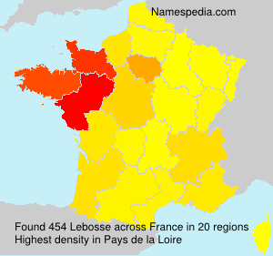 Surname Lebosse in France Surname Lebosse in France