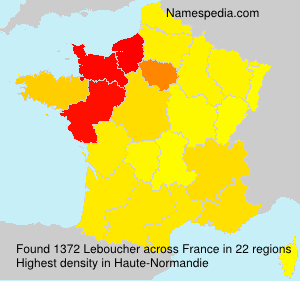 Surname Leboucher in France Surname Leboucher in France
