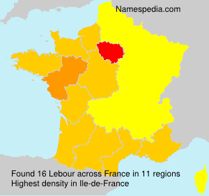 Surname Lebour in France
